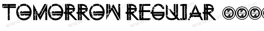 Tomorrow Reguiar字体转换